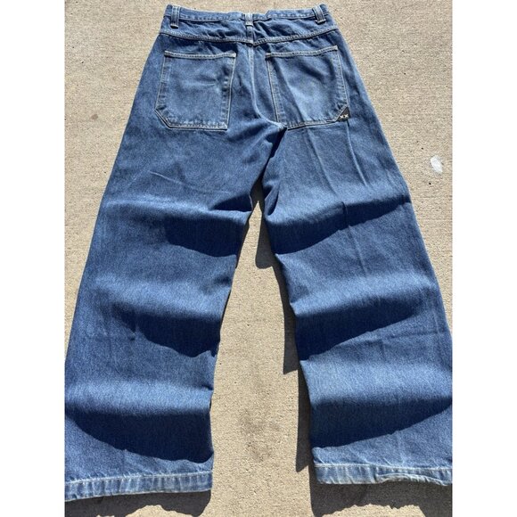 Men's Blue Jeans JNCO Style - Picture 4 of 10